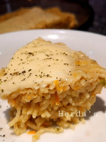 Easy Steps to Prepare Schotel Mie Ikan Teri Basah MPASI BB Booster 1Y+ the Can Spoil the Tongue Tasty