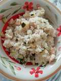 Risotto zucchine e gamberetti