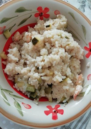 Foto di Risotto zucchine e gamberetti