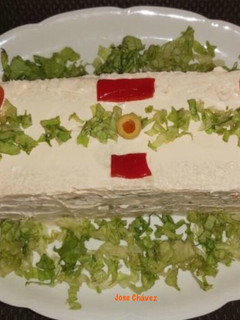 Una foto de Pastel frío de Pollo