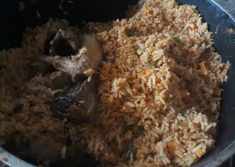 Recipe of Homemade Veggie jollof rice Cooking Basics for Beginners