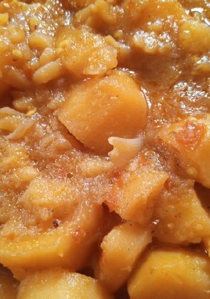 A picture of Potatoes porridge.