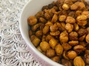 Una foto de snack saludable garbanzo