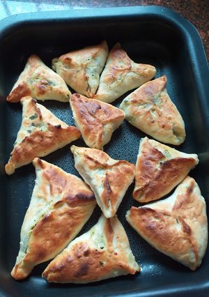 صورة لوصفة قراص زعتر وجبنه بيضة