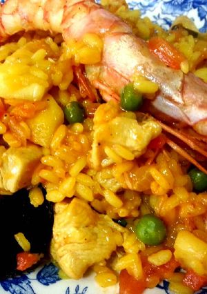 Una foto de Paella mixta