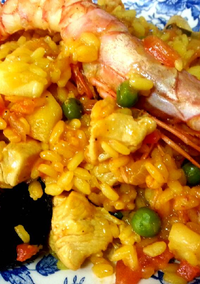 Una foto de Paella mixta