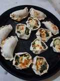 Empanadas y canastitas de verdura