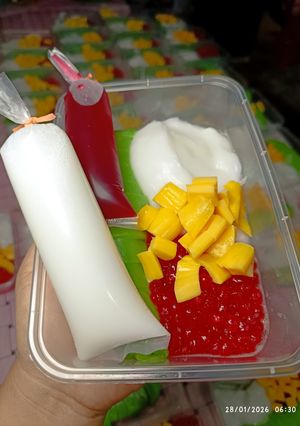 Foto resep Es Pisang Ijo