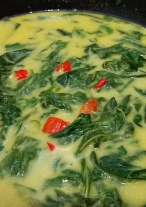 Foto resep Daun Singkong Kuah Santan