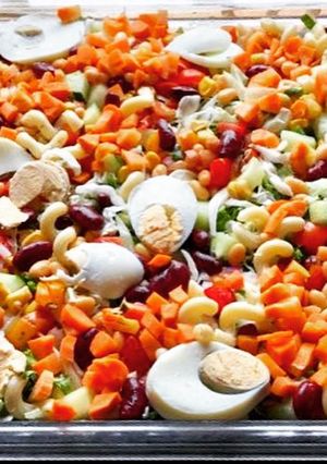A picture of Full Nigerian salad.