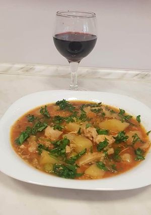 O poză a rețetei Ghiveci de legume.