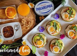 Una foto de Blinis de espinacas