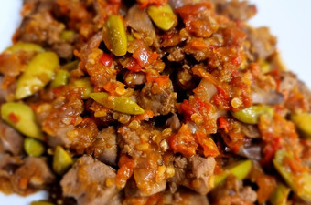 Resep Sambal goreng hati pete Enak Dan Mudah