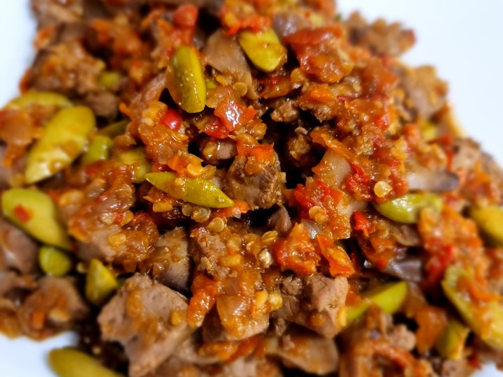 Resep Sambal goreng hati pete Enak Dan Mudah