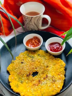 A picture of Lauki Thalipeeth.