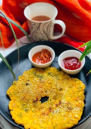 A picture of Lauki Thalipeeth.