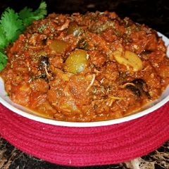 A picture of Mike's Meaty Mexican Marinara Sauce.