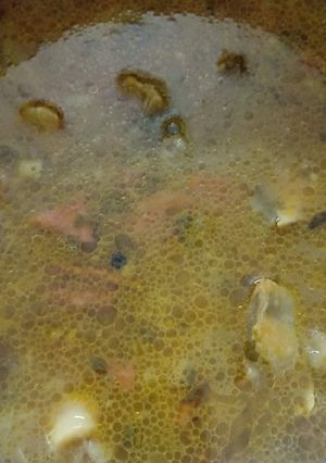 A picture of Mutton clear soup.