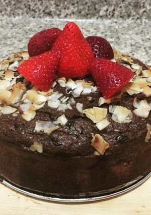 Una foto de Banana bread chocolatoso