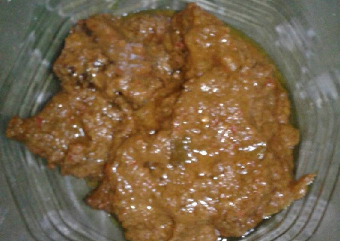 Rendang daging sapi
