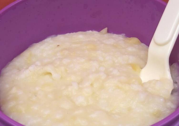 Resep MPASI 8+ potato rice tim Anti Gagal