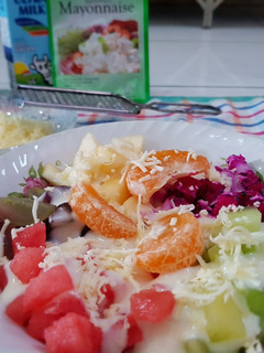Foto resep Salad Buah Homemade (Dressing Salad Buah)