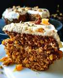Carrot cake con arrope
