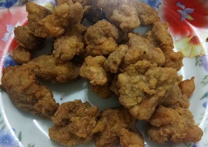 Ayam goreng super mudah, rahasianya...