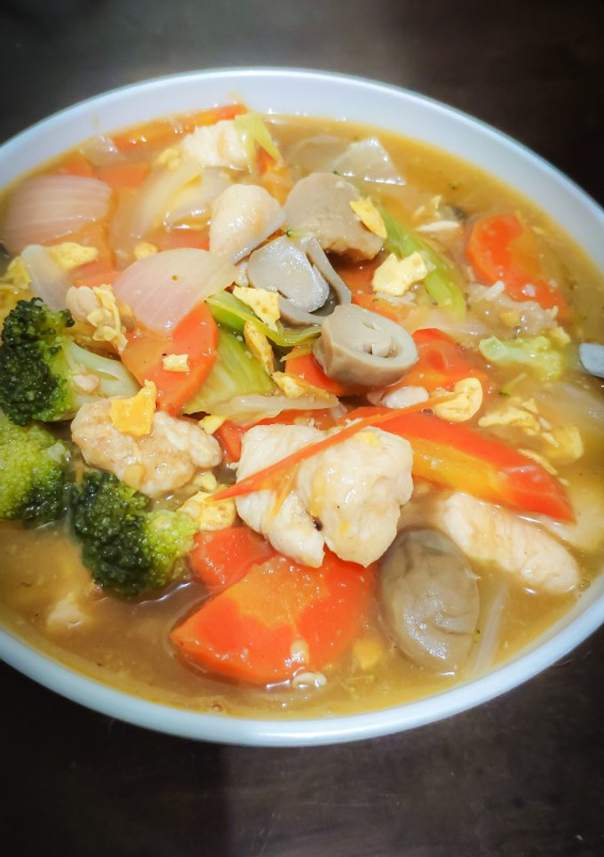 Foto resep Capcay Kuah Pedas