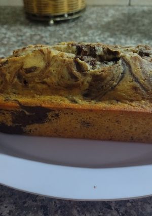 Una foto de ~Budín marmolado keto ~