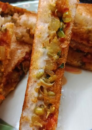 A picture of Sprout sandwich.
