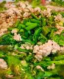 Canh Rau Tần Ô Thịt Băm