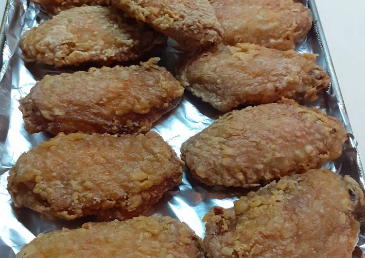 Easy fried chicken wing