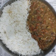 Rajma chawal A picture of Rajma chawal.