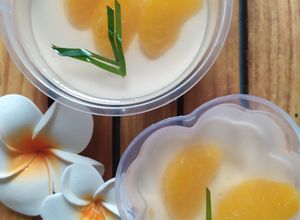 Foto resep Puding Almond Jeruk Mandarin