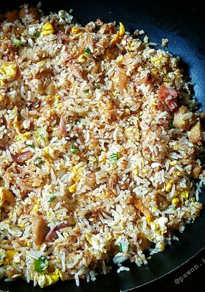 A picture of Pulled Pork Fried Rice.