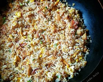 Fresh, Prepare Recipe Pulled Pork Fried Rice Delicious and Healthy