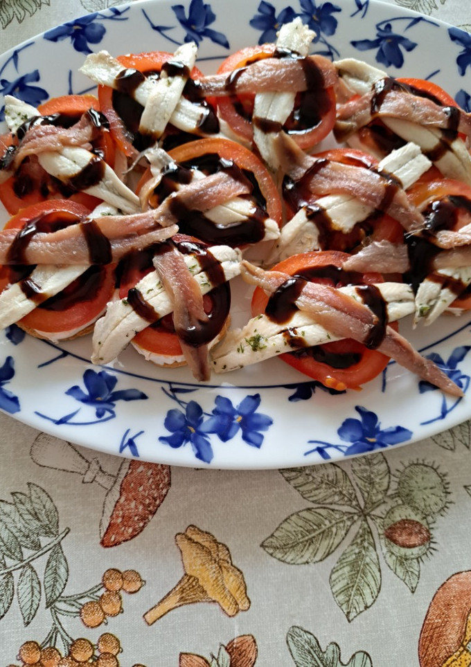 Una foto de Canapés de matrimonio