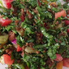 A picture of Local lettuce salad.