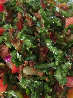 A picture of Local lettuce salad.