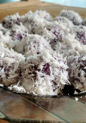 Foto resep Klepon ubi ungu