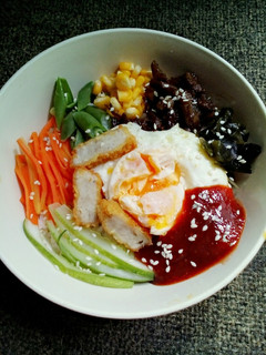 Foto resep Bibimbap a.k.a Nasi Campur Korea