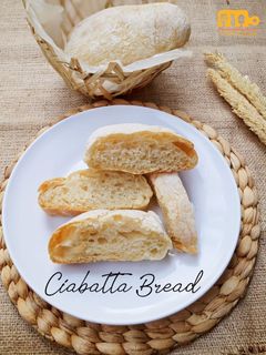Foto resep Roti Ciabatta Tanpa Ulen (Italian Bread)