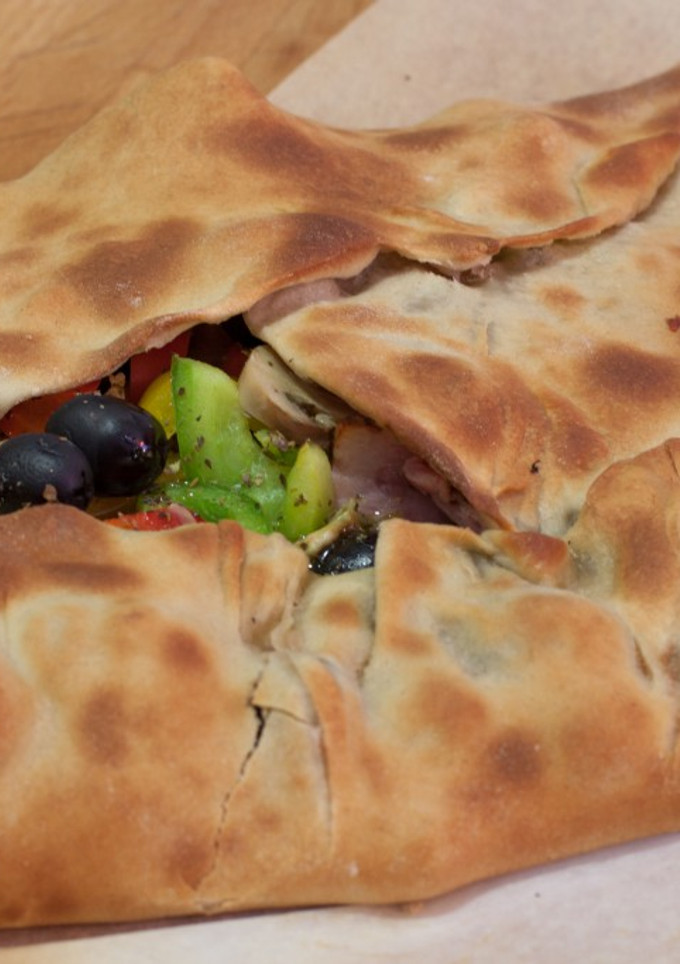 Una foto de Pizza al fazzoletto