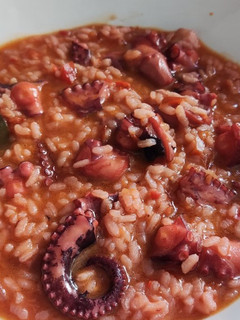 Una foto de Arroz con pulpo en Thermomix