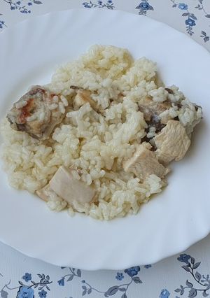 Una foto de Arroz con pollo