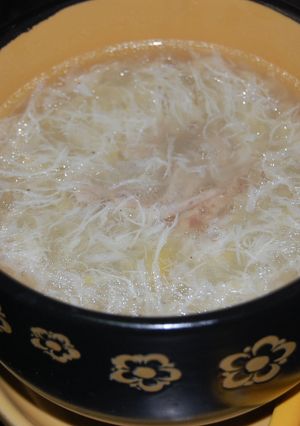 A picture of Sweet Corn Chicken Soup.