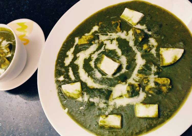 Easiest Way to Make Speedy Palak paneer