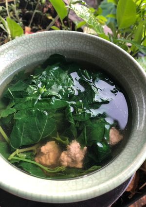 รูปของ ต้มตำลึงหมูสับ🍲🌿