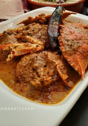 A picture of Crab in Mustard gravy.